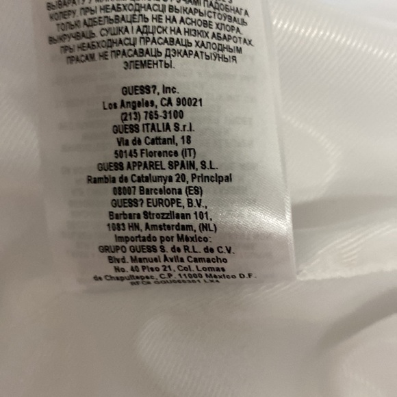 GUESS LOS ANGELES WHITE SATIN EMBROIDERED SKULL AND ROSES POM FULL ZIP JACKET - Picture 11 of 13